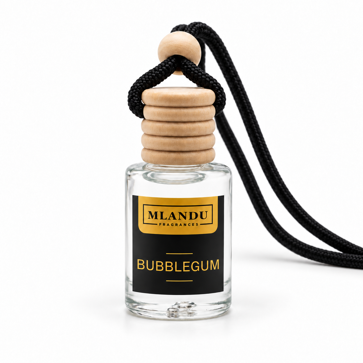 Bubblegum car diffuser by Mlandu Fragrances on white background