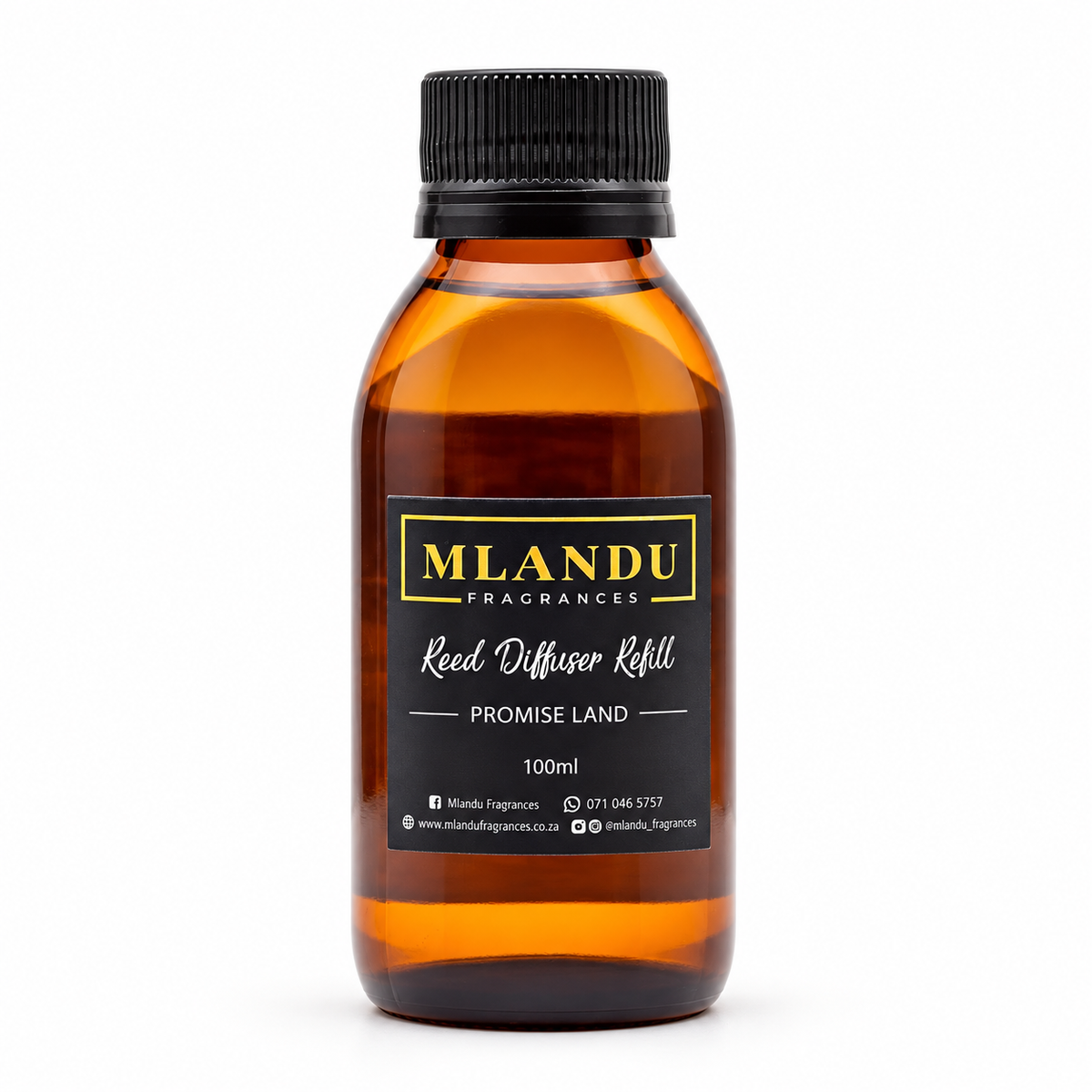 Mlandu Fragrances Promise Land Reed Diffuser Refill 100ml